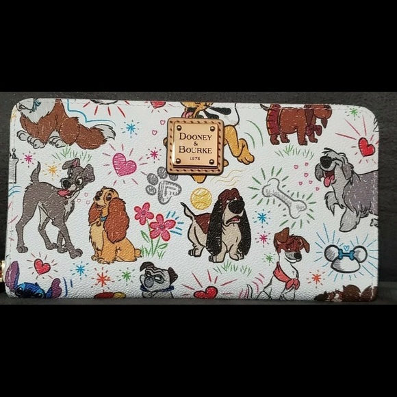 NWT Dooney and Bourke Disney Dogs Sketch Wallet - Picture 3 of 7